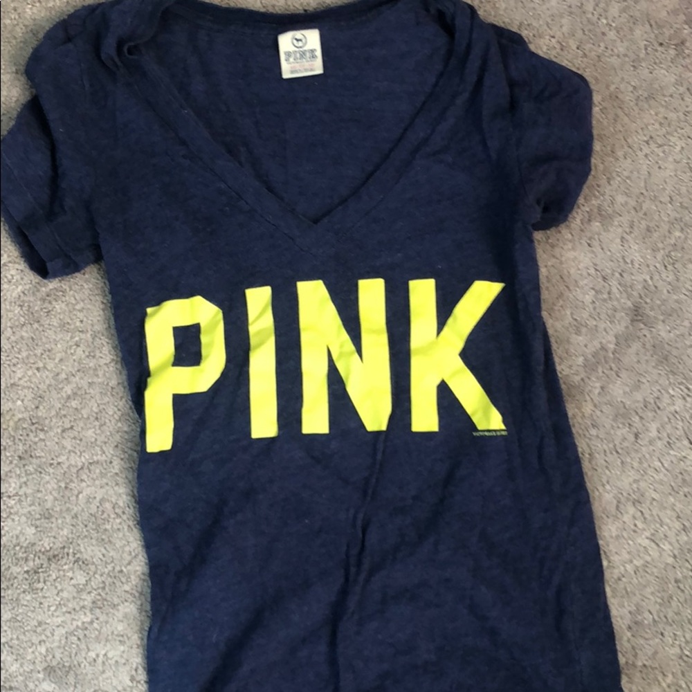 Shirt from pink. V-neck